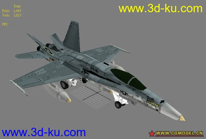 F18-low polygon模型的图片1