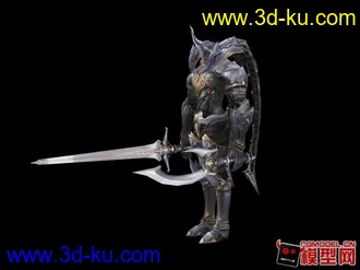 Divine Warrior 模型带双刀指定动作灵界贴图的图片
