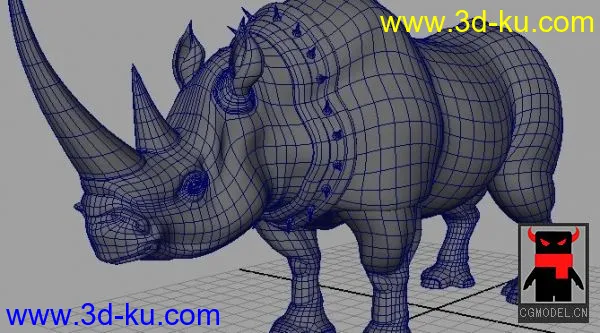 犀牛模型的图片1