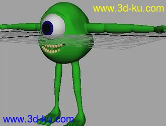 3D打印模型怪物学院的图片