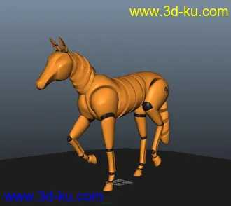 3D打印模型动画_马走路的图片