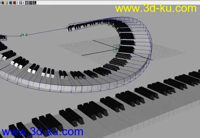 琴键模型的图片1
