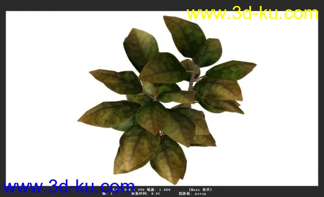 植物模型maya文件的图片3