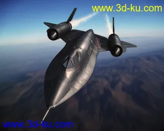 3D打印模型SR_71 黑鸟的图片