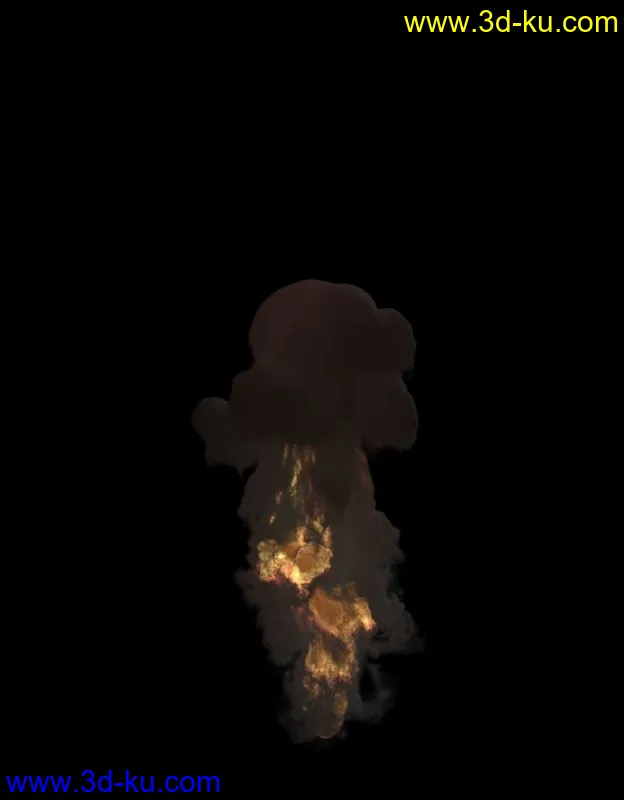 FumeFx 模拟爆炸效果模型的图片3