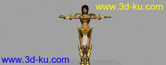 黄金女斗士模型的图片1