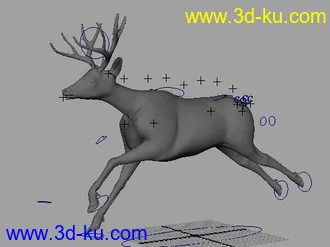 3D打印模型梅花鹿的图片