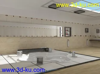 3D打印模型浴室场景 想多听点建议改进一下的图片