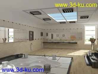 3D打印模型浴室场景 想多听点建议改进一下的图片