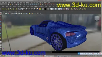 3D打印模型保时捷918的图片