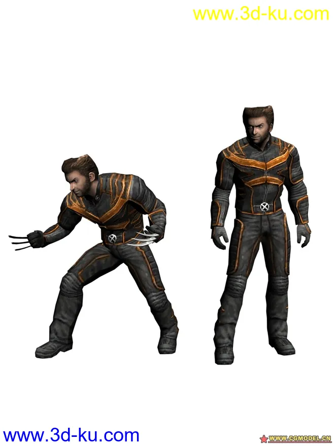 Wolverine (Max, OBJ)模型的图片1