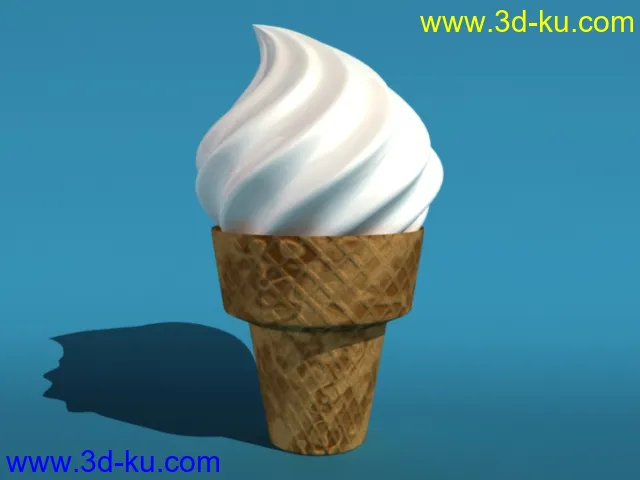 冰淇淋模型自己做的混点分的图片1