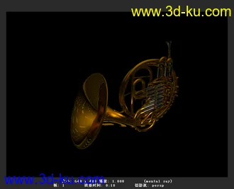 3D打印模型圆号-写实maya版的图片