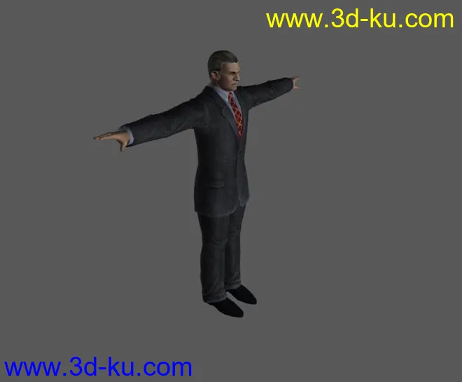 3D男人（max2012）模型的图片2