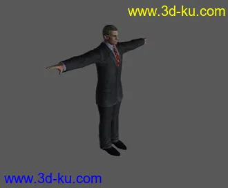 3D打印模型3D男人（max2012）的图片