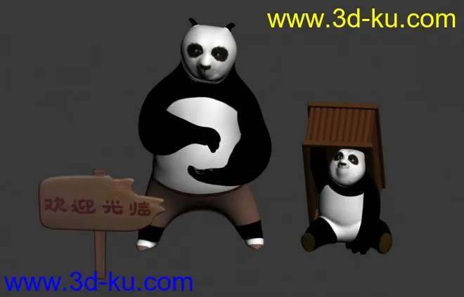 熊猫模型的图片1