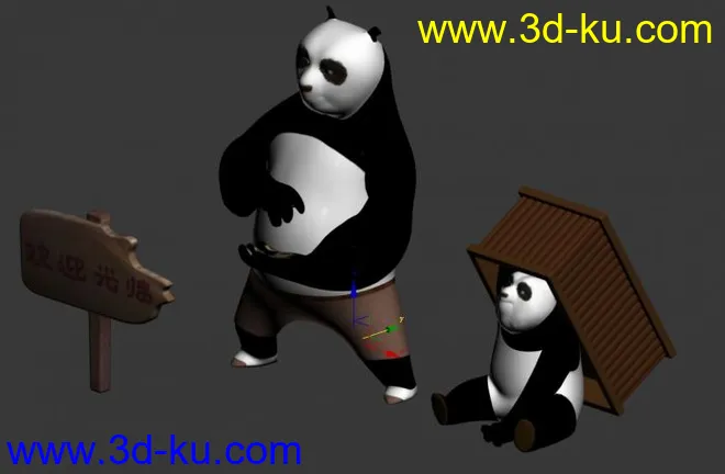 熊猫模型的图片2