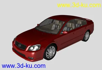 3D打印模型Nissan_Altima（带材质贴图）的图片