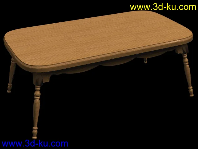 桌子，老式可以做棋盘桌用，木质模型的图片1