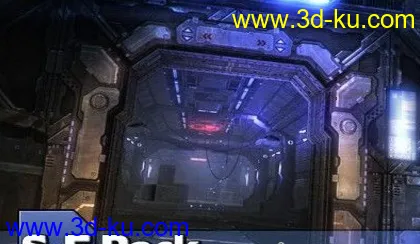 unity3D 次世代超酷太空场景 科幻模型材质包 S-F Pack的图片9
