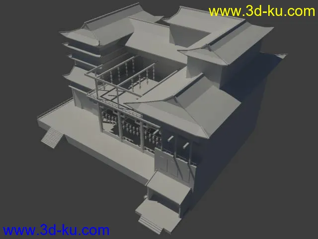 同福酒樓(低模)模型的图片2