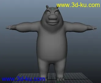 3D打印模型熊大的图片