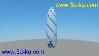 3D打印模型瑞士再保险塔的图片