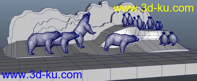北极熊地模型的图片1