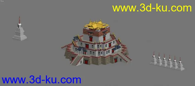 藏式建筑模型的图片1