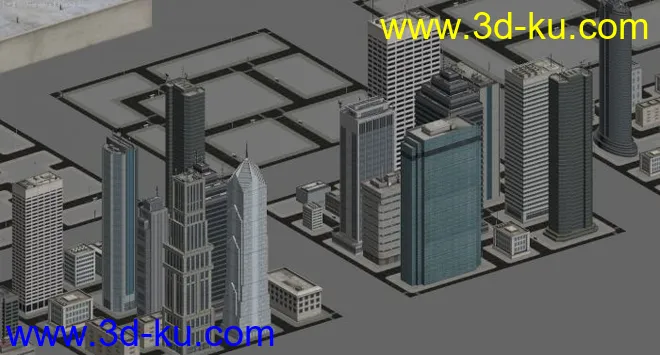 高精度建筑高层模型配楼的图片10