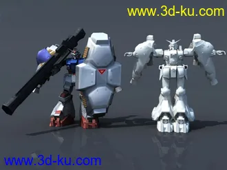 3D打印模型机动战士高达0083，GUNDAM GP02A的图片