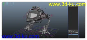 3D打印模型超强机器人 带骨骼绑定的图片