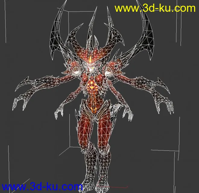 暗黑破坏神3终极BOSS高品质模型的图片3