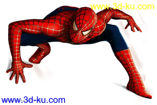 蜘蛛侠带绑定材质模型的图片2