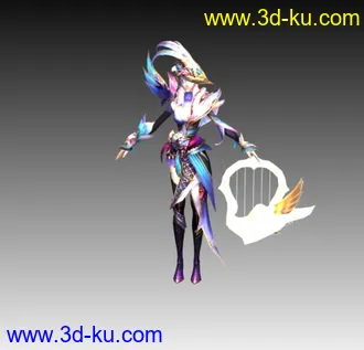 3D打印模型神魔大陆女的图片