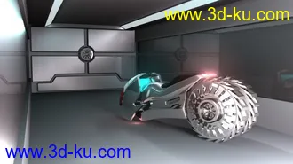 3D打印模型新做的摩托车的图片