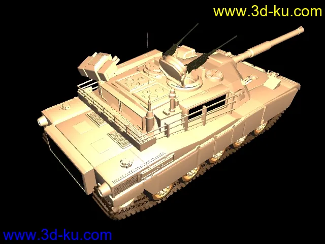 坦克 第一个玛雅作业模型的图片3