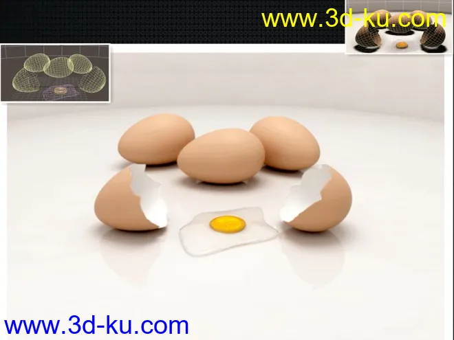 鸡蛋模型的图片1