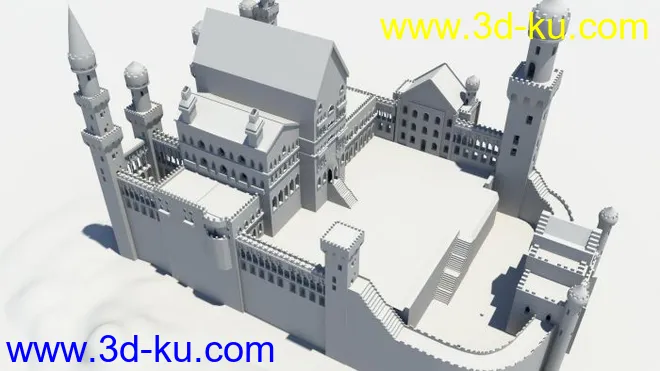 欧式古建筑模型的图片1
