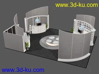 3D打印模型224个展厅场景的图片