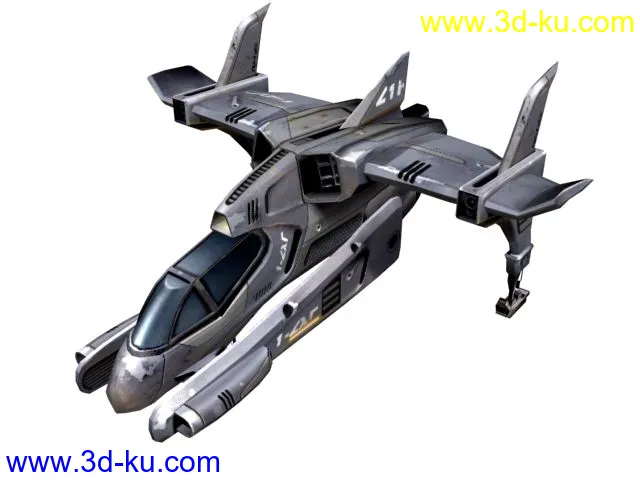 科幻飞机 飞船 材质模型一包的图片1