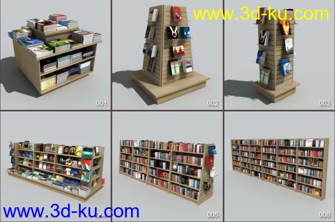 书店模型的图片1