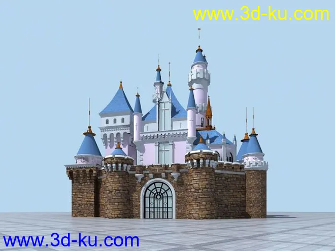 迪斯尼城堡模型的图片1