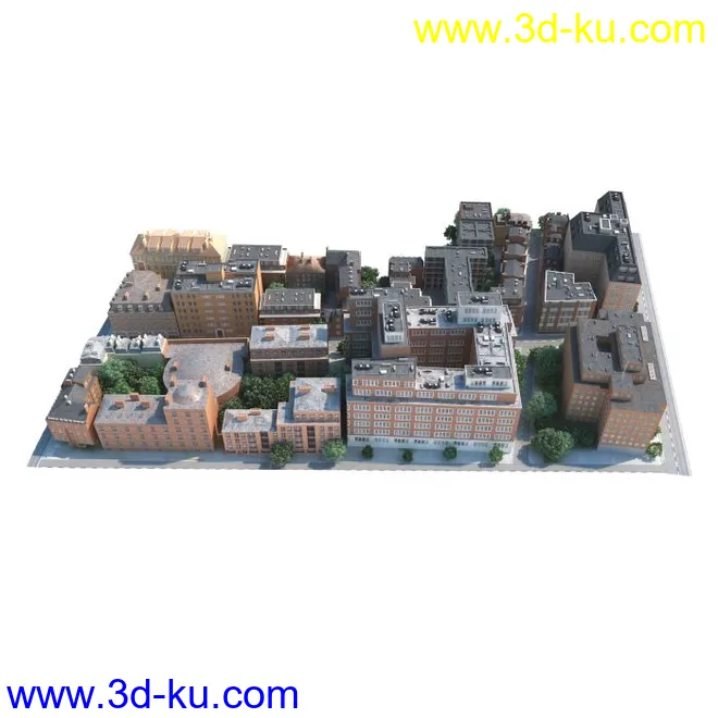3套多个高品质城市场景模块模型的图片19