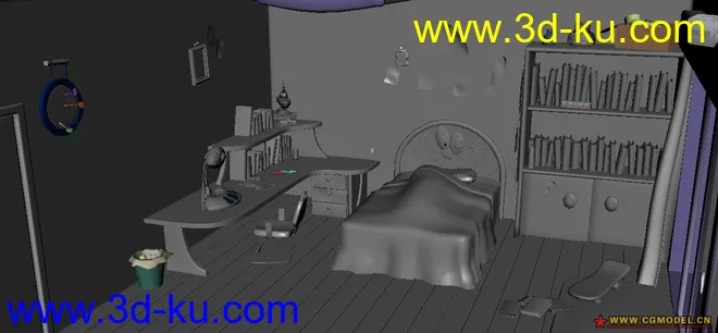 完美动力材质灯光模型——童话小屋的图片4