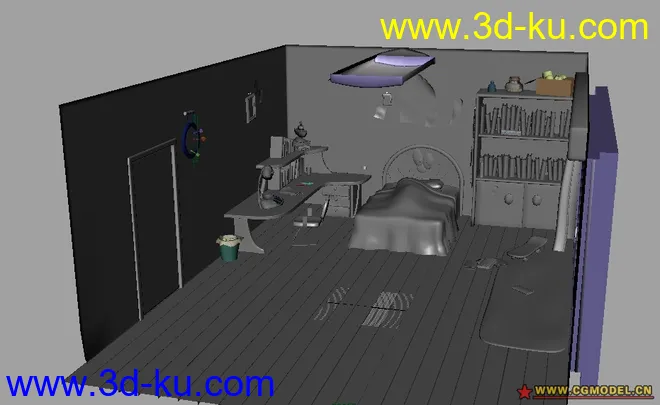 完美动力材质灯光模型——童话小屋的图片5
