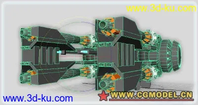 炮台集合01 maya科幻系列 mb格式模型的图片12