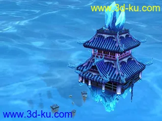 3D打印模型悬空阁的图片