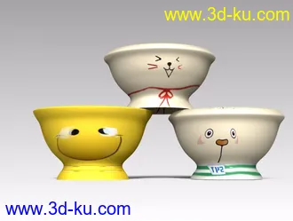 3D打印模型儿童碗的图片