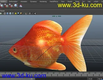 3D打印模型金鱼的图片